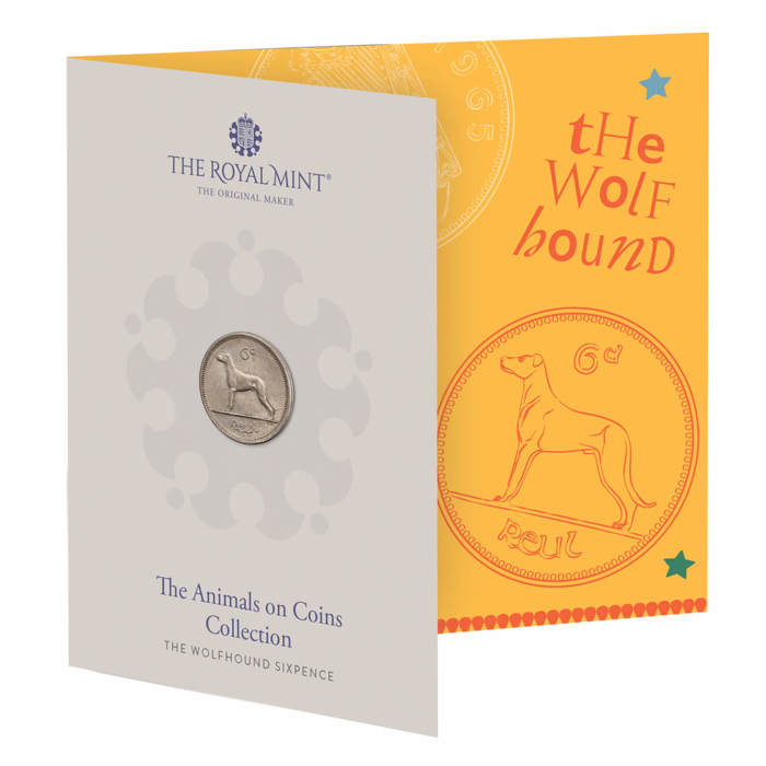 Animals on Coins | The Wolfhound Sixpence