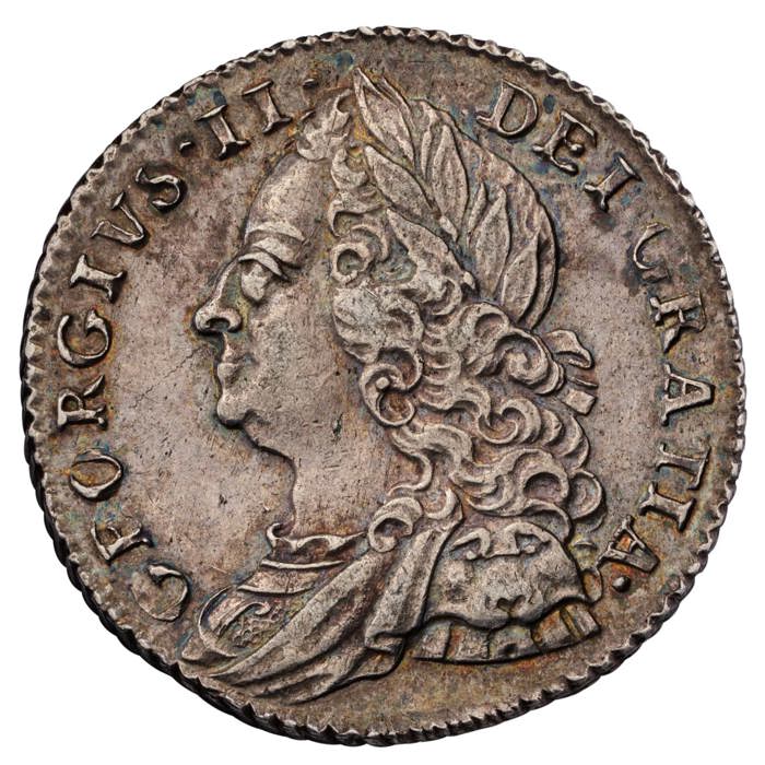 George II Sixpence, 1727-1760