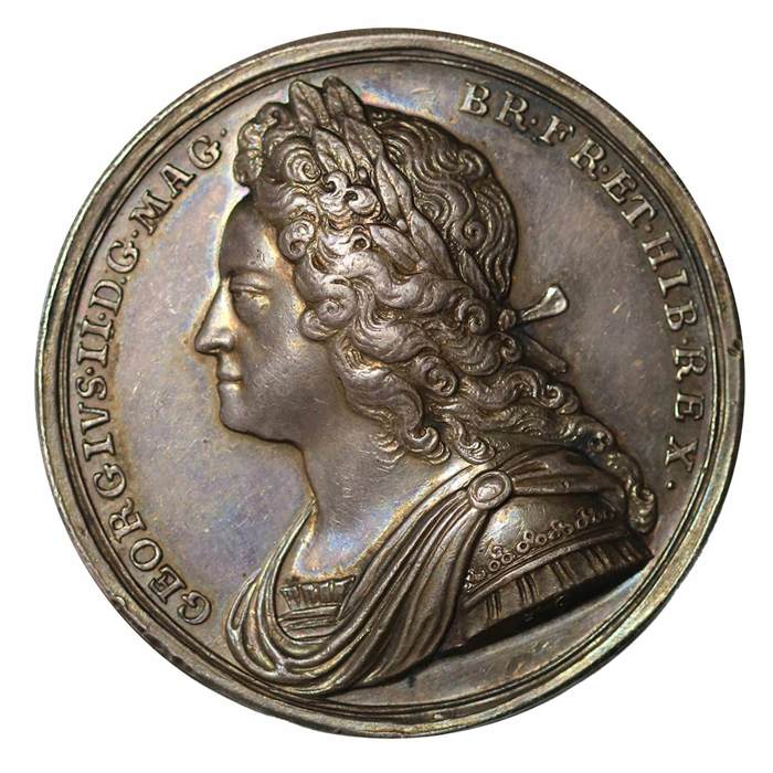 1727 George II Silver Medal 