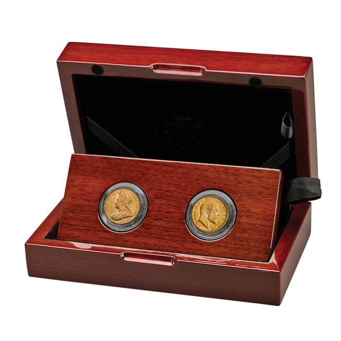 Mother and Son Two-Coin Sovereign Set