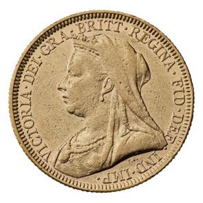 1894 Victoria Sovereign, Melbourne Mint Mark