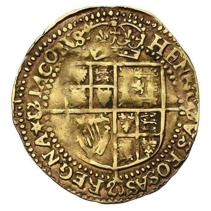 James I Gold Quarter Laurel