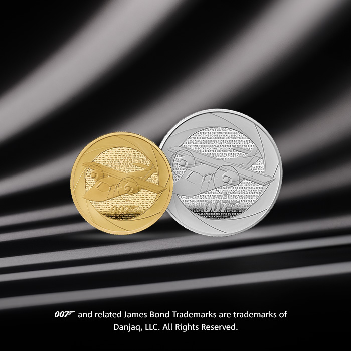 007 Returns to the UK Coins