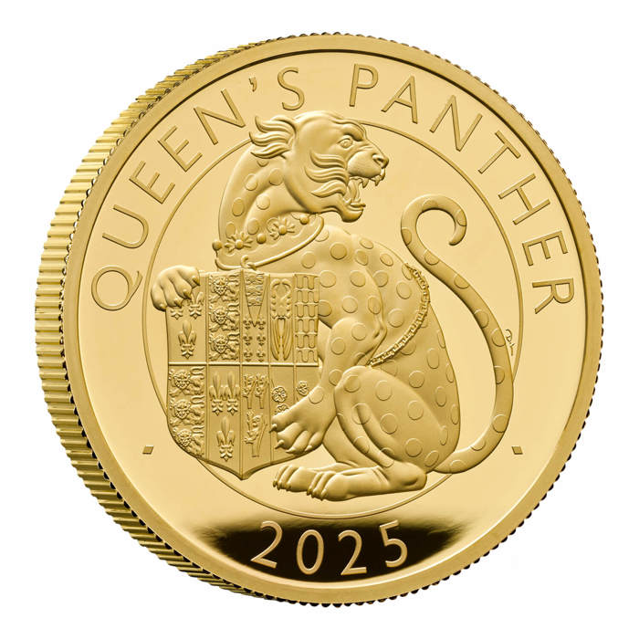 The Royal Tudor Beasts The Queen’s Panther 2025 UK 2oz Gold Proof Coin 