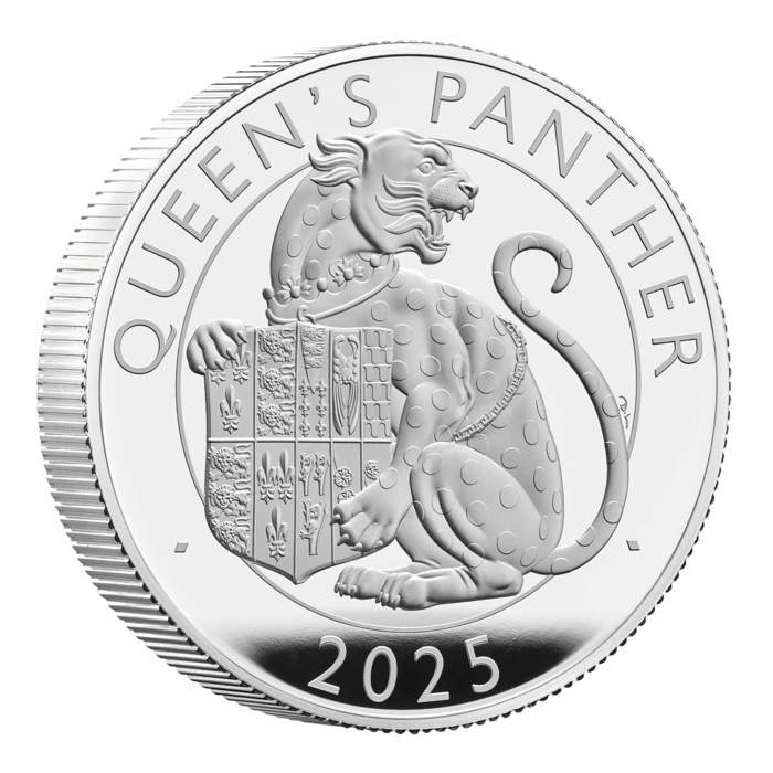 The Royal Tudor Beasts The Queen’s Panther 2025 UK 2oz Silver Proof Coin