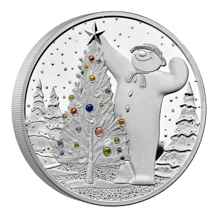 The Snowman 2024 UK 1kg Silver Proof Coin