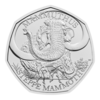 The reverse of the 2024 The Steppe Mammoth 50p coin.