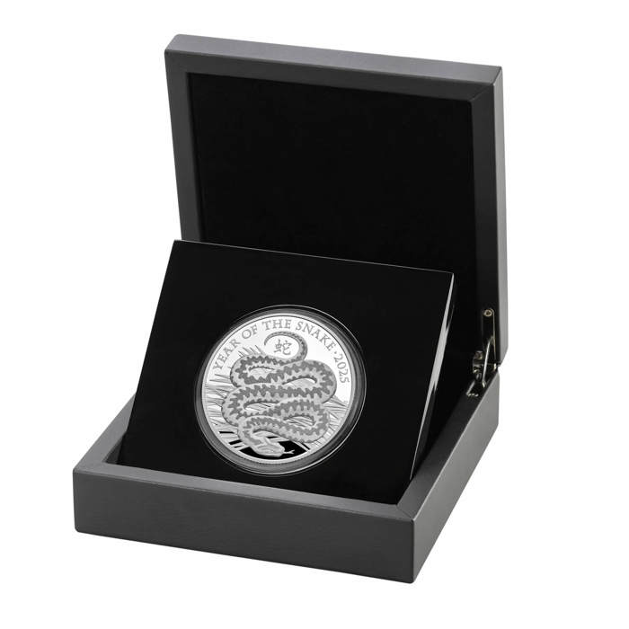 Lunar Year of the Snake 2025 UK 5oz Silver Proof Coin