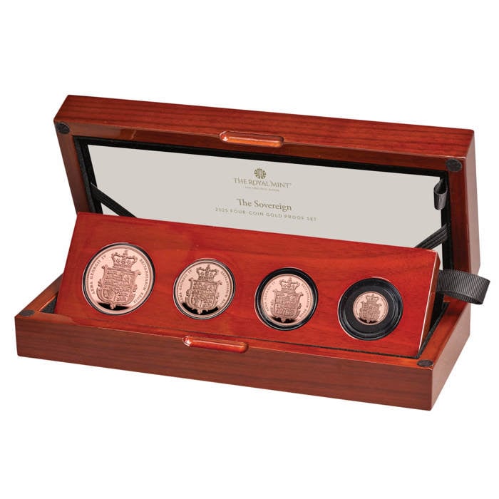 The Sovereign 2025  Four-Coin Gold Proof Set