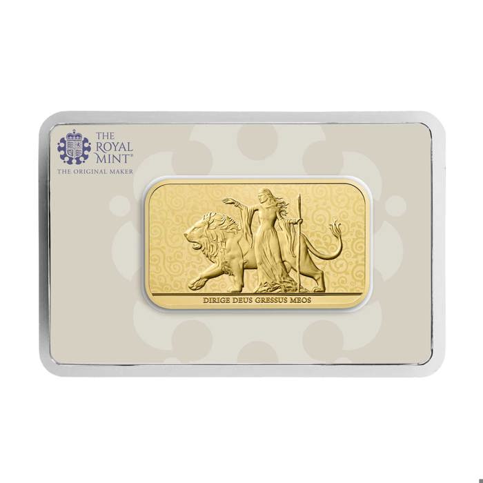 Una and the Lion 1oz Gold Minted Bar