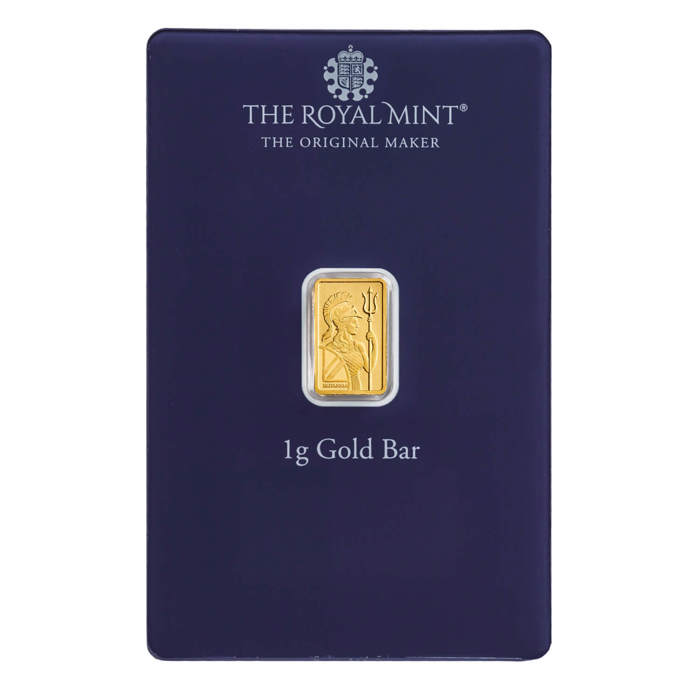 Best Wishes 1g Gold Bullion Minted Bar