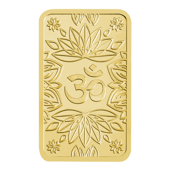 Om 5g Gold Bullion Minted Bar