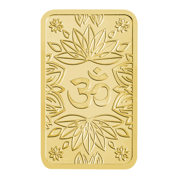 Om 5g Gold Bullion Minted Bar