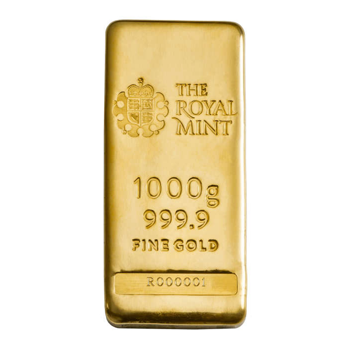 1kg Gold Bullion Cast Bar