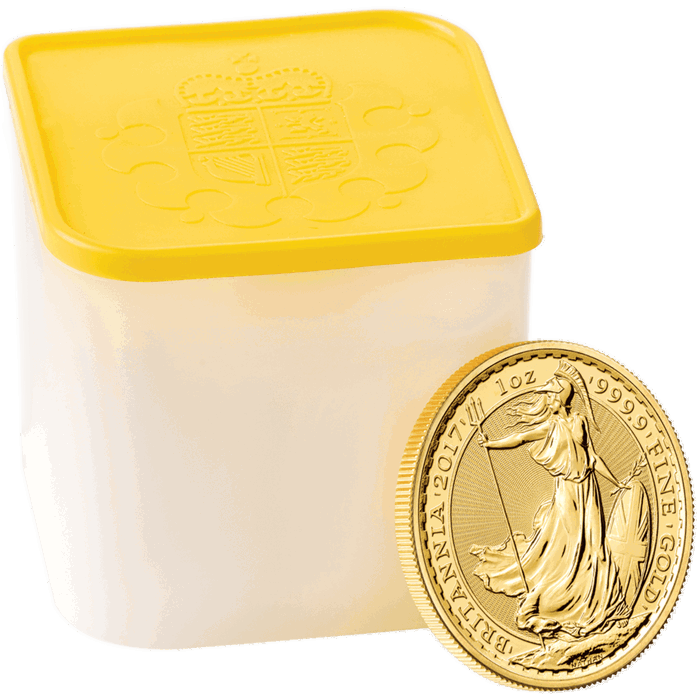 Britannia 2017 1 oz Gold Ten Coin Tube