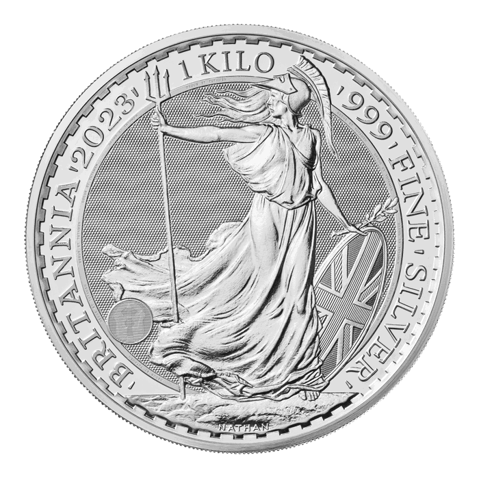 Britannia 2023 Kilo Silver Bullion Coin (King Charles III)