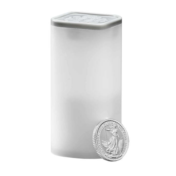 Britannia 2024 1/10oz Silver Bullion Sixteen Coin Tube