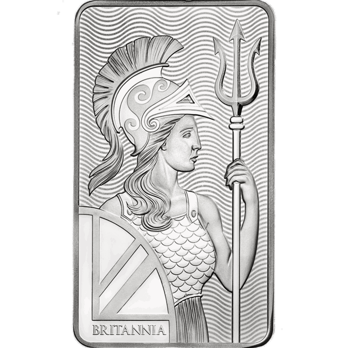 Britannia 100 oz Silver Minted Bar