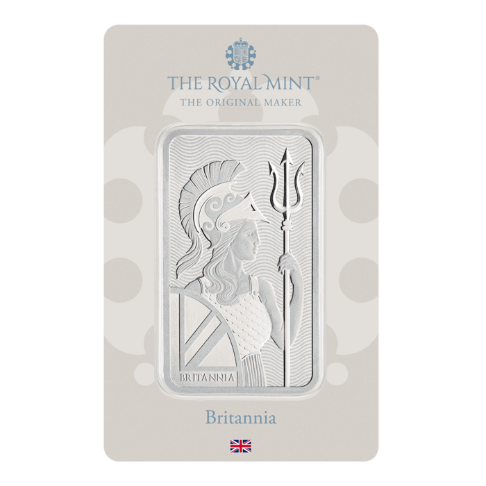 Britannia 1oz Platinum Bullion Minted Bar