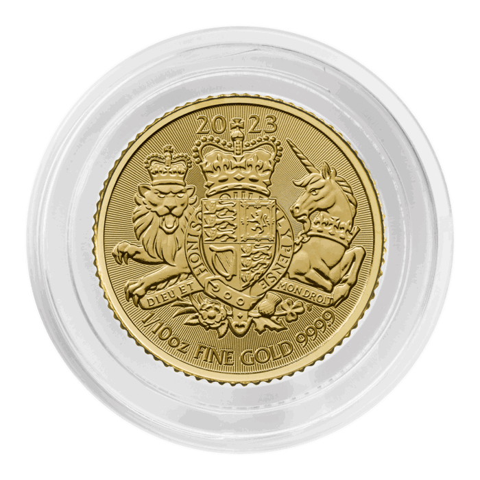 The Royal Arms 2023 1/10oz Gold Bullion Coin