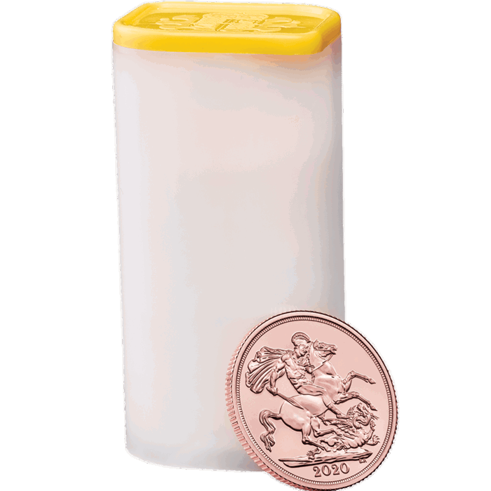 The Sovereign 2020 Twenty Five Bullion Coin Tube