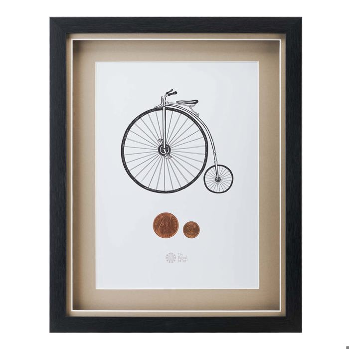 Vintage Penny Farthing Print