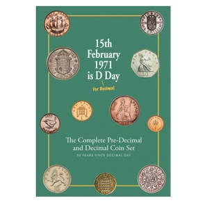 The 50th Anniversary of Decimal Day Pre-Decimal and Decimal Collector Coin Set  