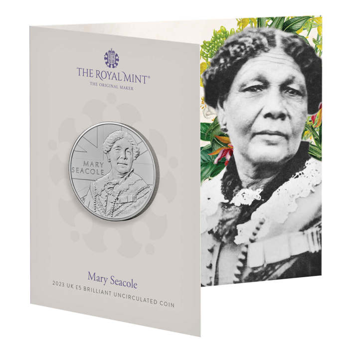 Mary Seacole 2023 UK £5 Brilliant Uncirculated Coin