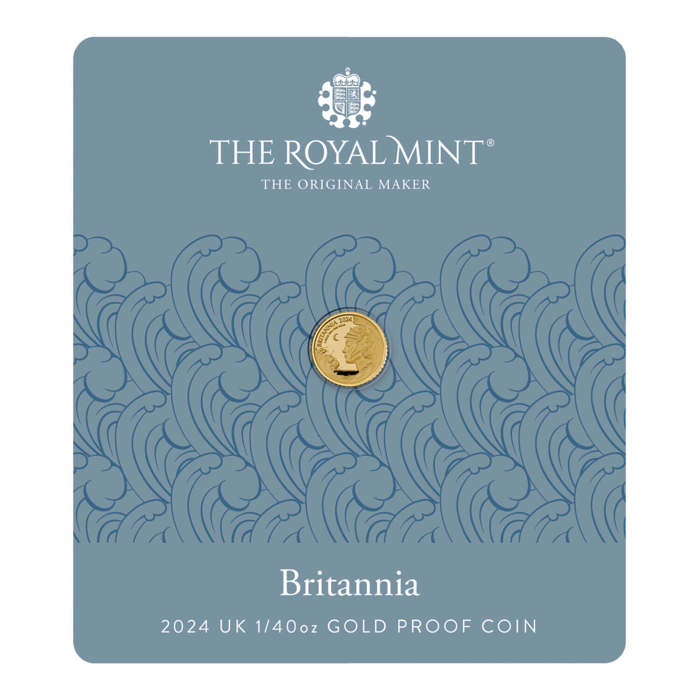 2024 Britannia UK 1/40oz Gold Proof Coin