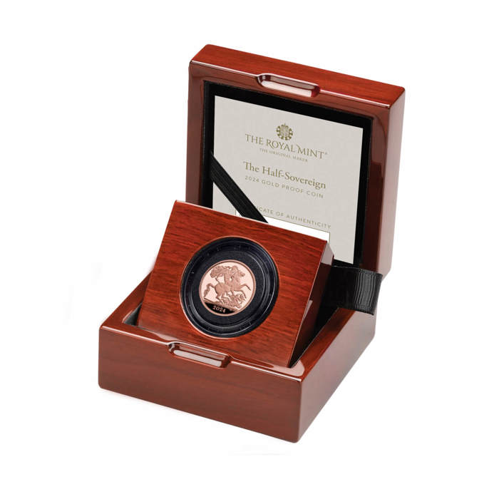 The Half Sovereign 2024 Gold Proof Coin