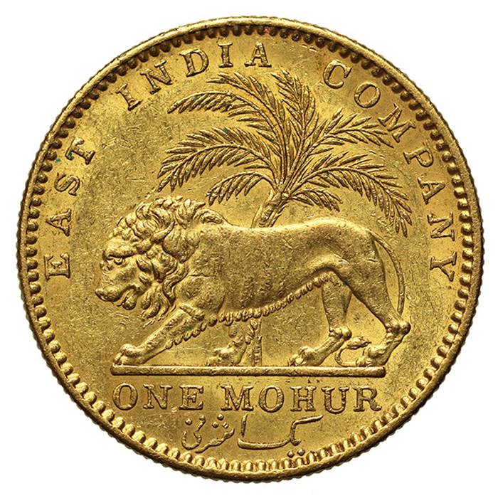 British India, Victoria Young Head Gold Mohur