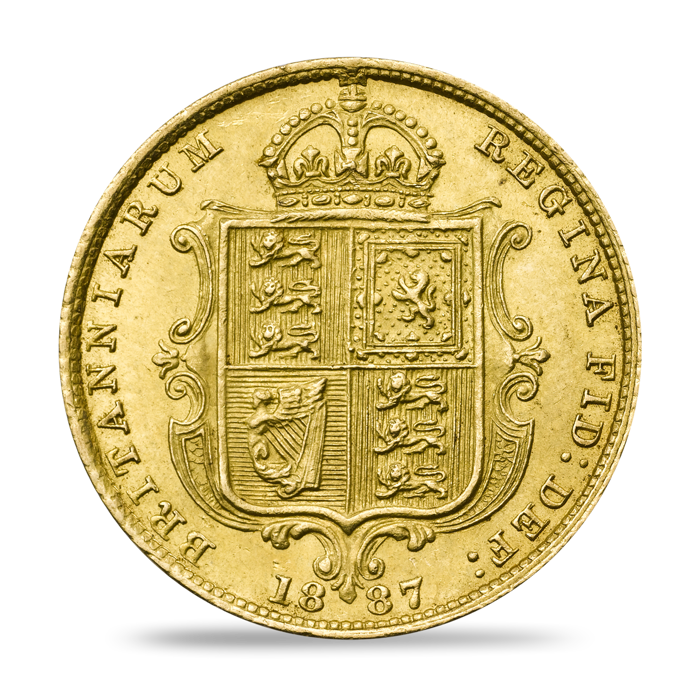 1887 Victoria Jubilee Half-Sovereign